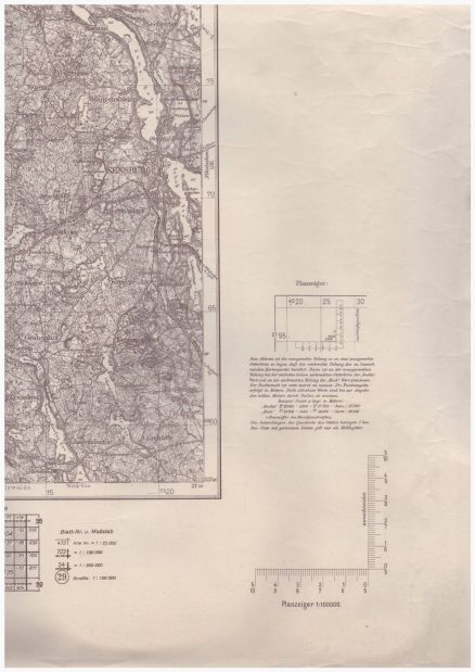 ALLENSTEIN /Olsztyn/ - Heilsberg - Sensburg. Karte des Deutschen Reiches 1:100 000. Grossblatt 29. - obrazek 2