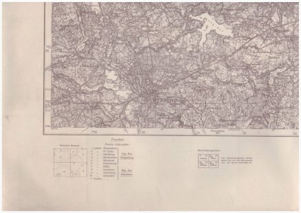 ALLENSTEIN /Olsztyn/ - Heilsberg - Sensburg. Karte des Deutschen Reiches 1:100 000. Grossblatt 29. - obrazek 3