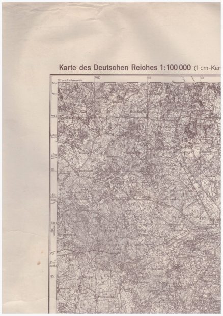ALLENSTEIN /Olsztyn/ - Heilsberg - Sensburg. Karte des Deutschen Reiches 1:100 000. Grossblatt 29. - obrazek 4