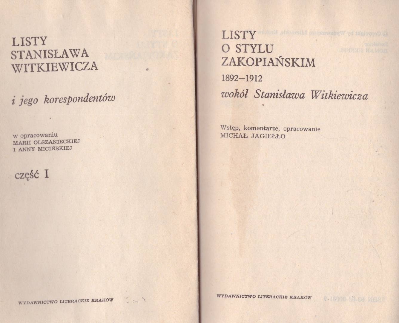 LISTY o stylu zakopiańskim 1892-1912. Wokół Stanisława Witkiewicza.