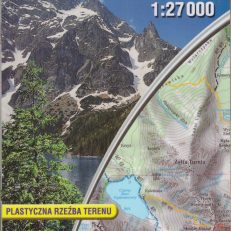 TATRY. Mapa w skali 1:27 000.