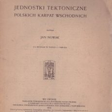 Jednostki tektoniczne polskich Karpat wschodnich.