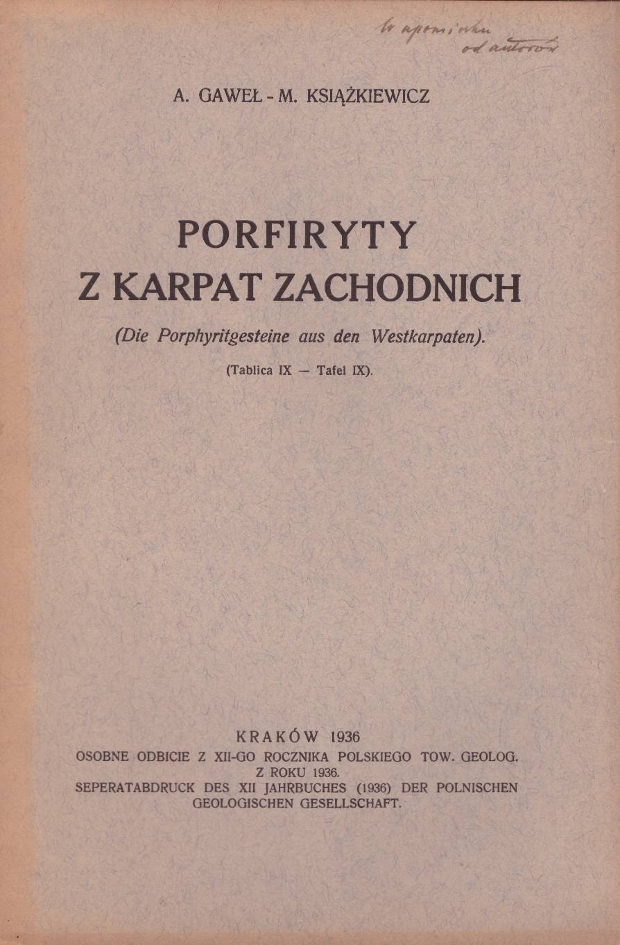 Porfiryty z Karpat Zachodnich.