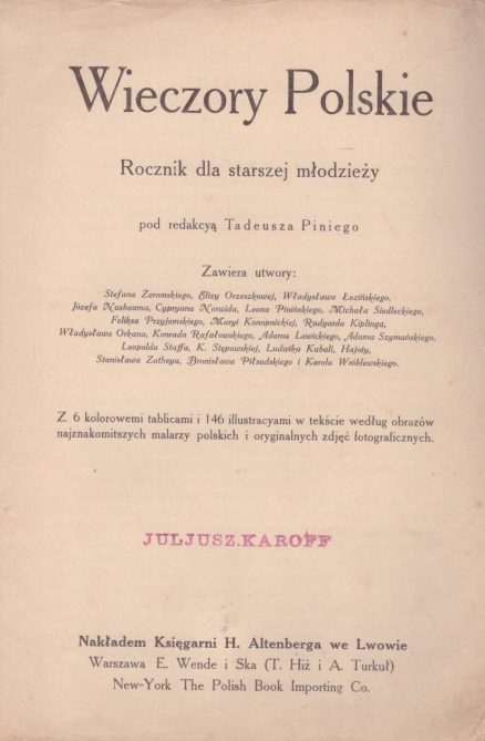 WIECZORY Polskie. Rocznik dla starszej młodzieży. Z 6 kolorowemi tablicami i 146 illustracyami w tekście… - obrazek 2