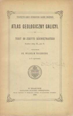 ATLAS Geologiczny Galicyi. Tekst do Zeszytu dziewiętnastego. (Z 5 rycinami). Arkusz Sambor