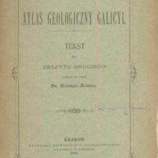 ATLAS Geologiczny Galicyi. Tekst do Zeszytu drugiego (Nadwórna, Mikuliczyn, Żabie, Kuty, Krzyworównia, Popadia-Hryniawa)