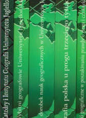 GEOGRAFIA w Uniwersytecie Jagiellońskim 1849-1999. Tom I-V