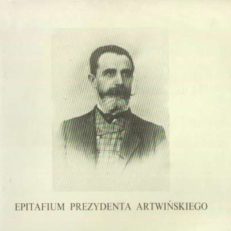 Epitafium prezydenta Artwińskiego.