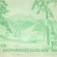 XXV lat AZS Zakopane 1949 – 1974.