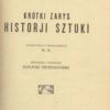 Krótki zarys historji sztuki. - obrazek 2