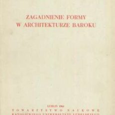 Zagadnienie formy w architekturze baroku