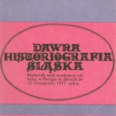 DAWNA hagiografia śląska
