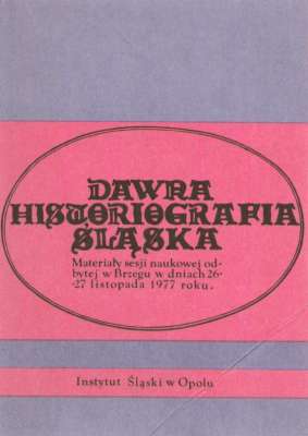 DAWNA hagiografia śląska