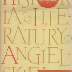Historia literatury angielskiej w zarysie. Podręcznik