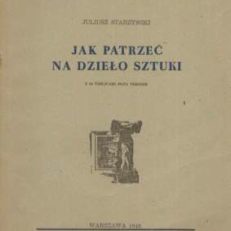 Jak patrzeć na dzieło sztuki. Z 24 tablicami poza tekstem