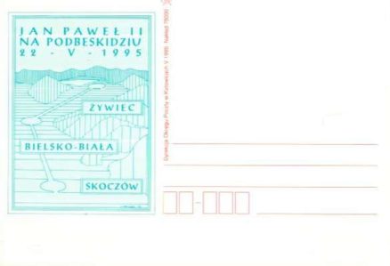 JAN Paweł II na Podbeskidziu, 22.05.1995. Skoczów, Bielsko Biała, Żywiec. - obrazek 2