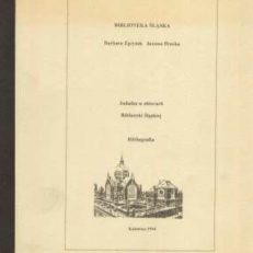 Judaika w zbiorach Biblioteki Śląskiej. Bibliografia