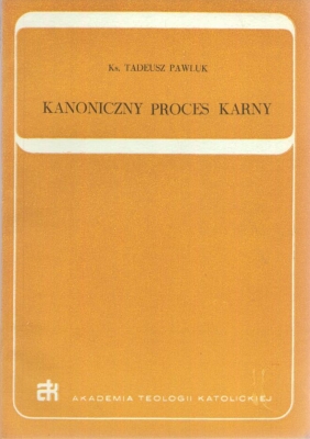 Kanoniczny proces karny