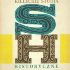 KIELECKIE Studia Historyczne.