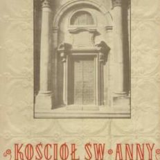 Kościół Św. Anny w Krakowie. Dokumentacja geodezyjno-inwentaryzacyjna