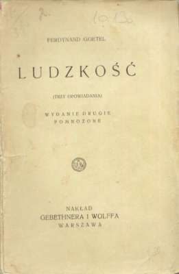 Ludzkość. (Trzy opowiadania). Wydanie drugie pomnożone.