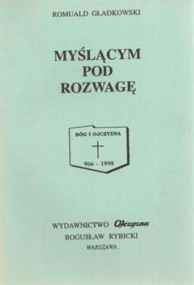 Myślącym pod rozwagę