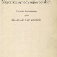 NAJSTARSZE synody arjan polskich