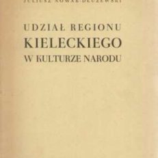 Udział regionu kieleckiego w kulturze narodu