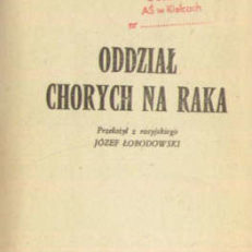 Oddział chorych na raka