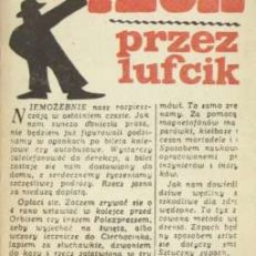 Przez lufcik. 