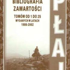 Bibliografia zawartości Almanachu Karpackiego "Płaj" tomów od 1 do 25 wydanych w latach 1986-2002