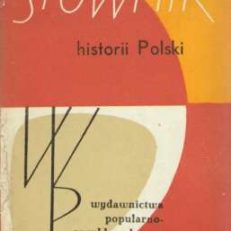 SŁOWNIK historii Polski