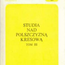 STUDIA nad polszczyzną kresową. Tom III