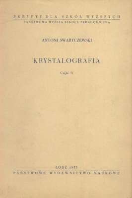 Krystalografia. Część II