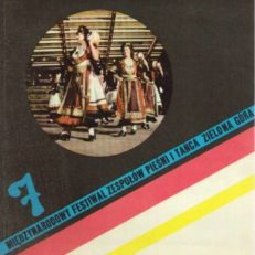 VII Międzynarodowy Festiwal Zespołów Pieśni i Tańca w Zielonej Górze. Zielona Góra, 14-19 września 1976 roku