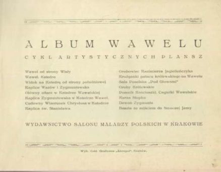 ALBUM Wawelu. Cykl artystycznych plansz - obrazek 2