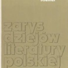 Zarys dziejów literatury polskiej