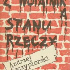 Z notatnika stanu rzeczy. 