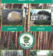 LEŚNY Kompleks Promocyjny „Puszcza Kozienicka”. Mapa turystyczno-krajoznawcza skala 1:70000