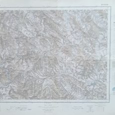 KRYNICA. Pas 51. Słup 32. Mapa topograficzna w skali 1:100.000.