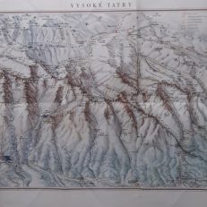 VYSOKE Tatry. Zimna pohladova mapa.