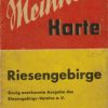 MEINHOLD`S Wanderkarte vom RIESENGEBIRGE. Masstab 1:50.000,