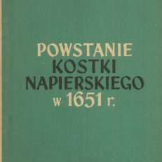Powstanie Kostki Napierskiego w 1651 r