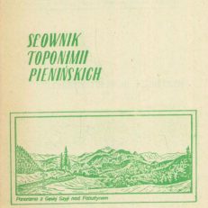 Słownik toponimii pienińskich