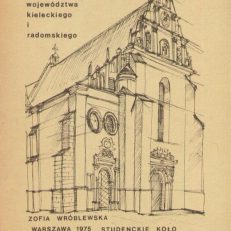 WRÓBLEWSKA Zofia, Zabytki architektury woj. kieleckiego i radomskiego.