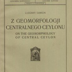 Z geomorfologii Centralnego Ceylonu.