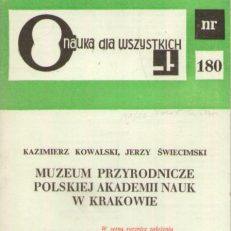 Muzeum Przyrodnicze Polskiej Akademii Nauk w Krakowie.
