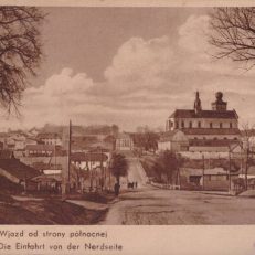 MIECHÓW. Wjazd od strony północnej. Pocztówka.