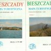 BIESZCZADY. Mapa turystyczna. Skala 1:75.000.