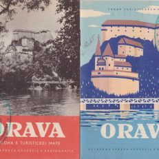 ORAVA. Subor turistickych map. Mierka 1:75000.
